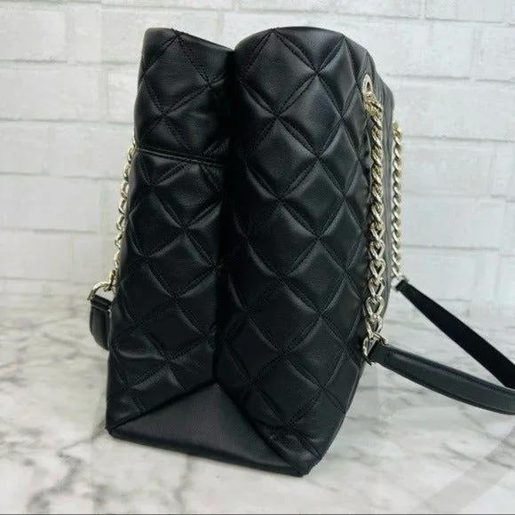 Kate Spade Natalia Quilted Smooth Leather Tote Shoulder Bag - Picture 4 of 12